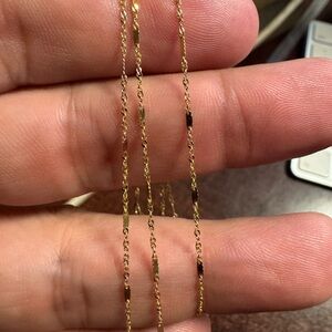 14k Gold Dainty Necklace